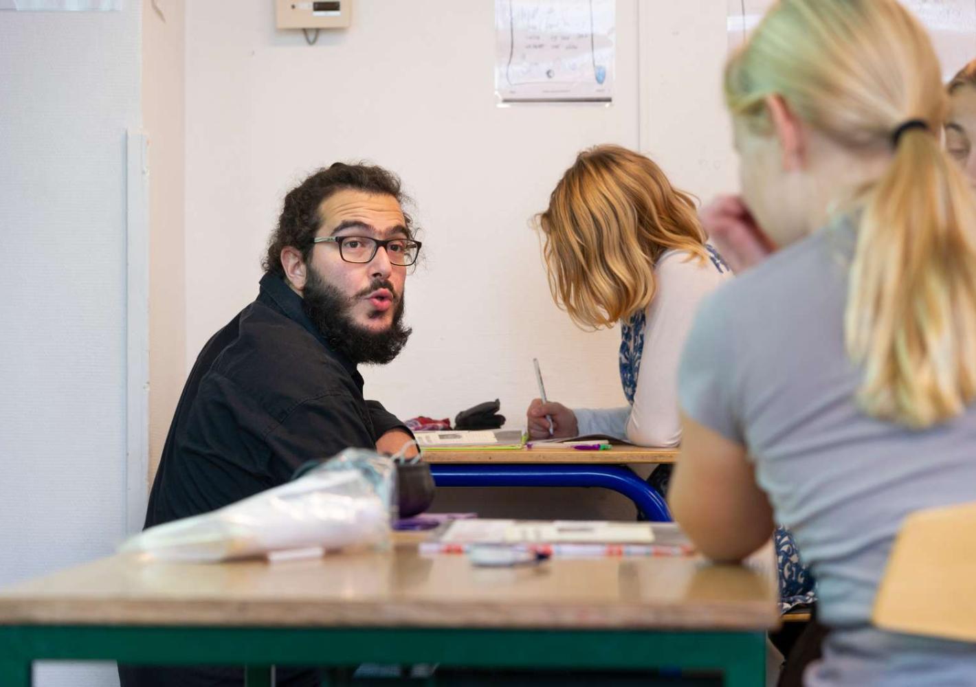klasselærer i mindre klasse