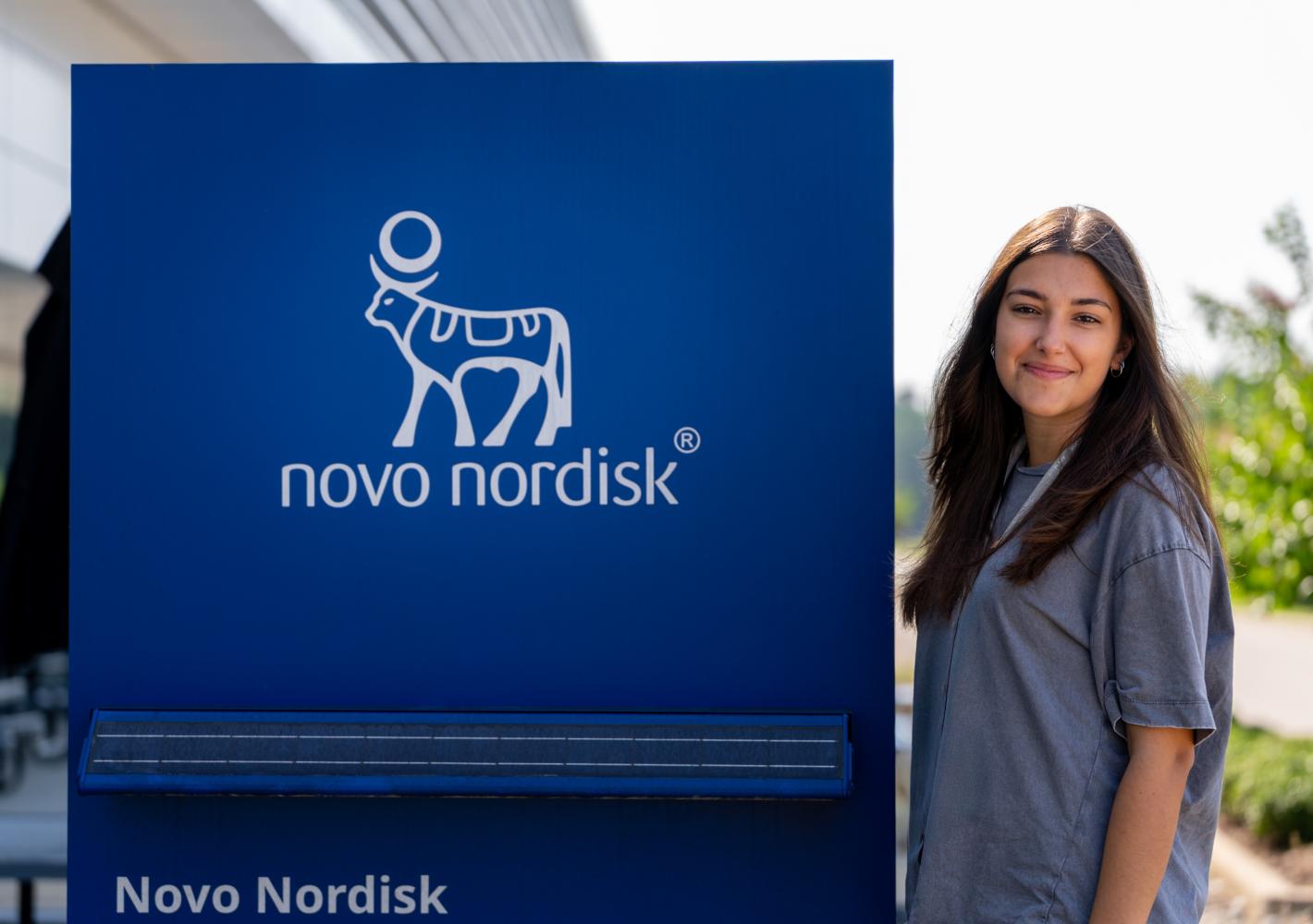 Raquel var i praktik i North Carolina hos Novo Nordisk